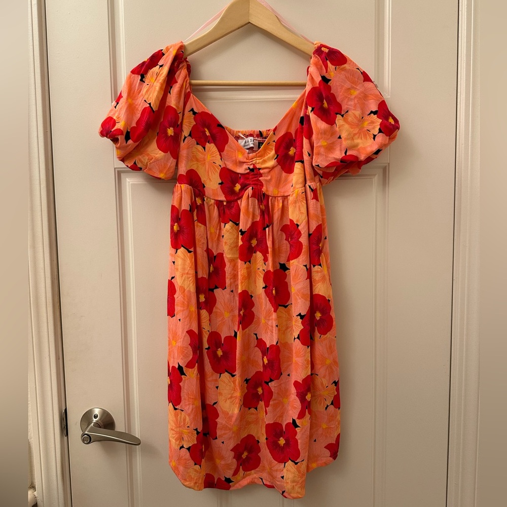 Fighting Eel Dress Tristan. Pink Crush. Size XS
